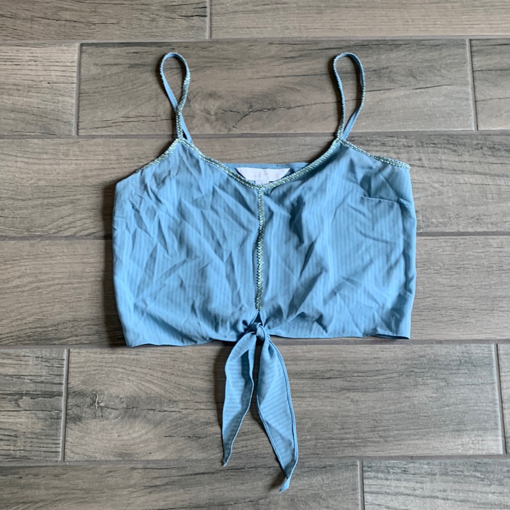Ellie Mae blue tank top